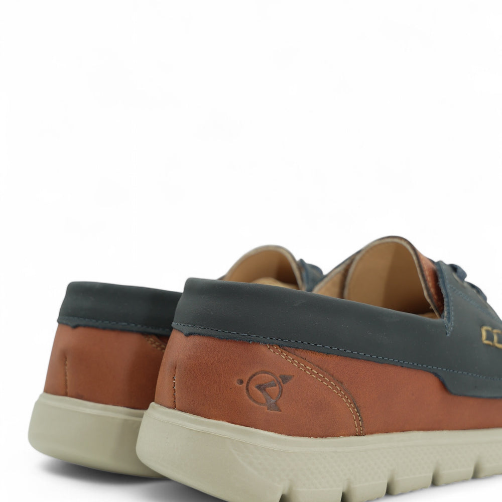 
                  
                    Mocasin Hansel Miel/Azul
                  
                
