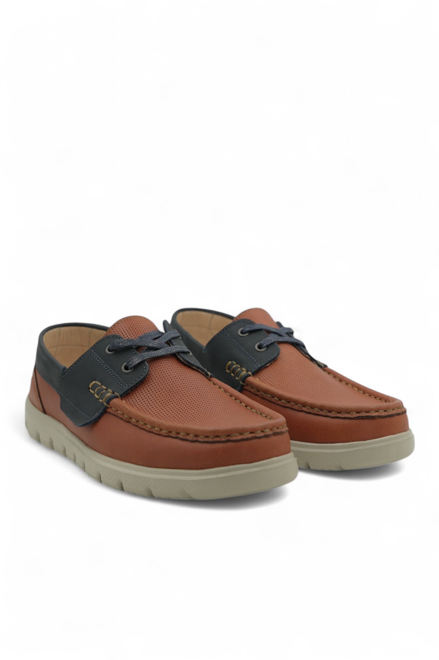 Mocasin Hansel Miel/Azul