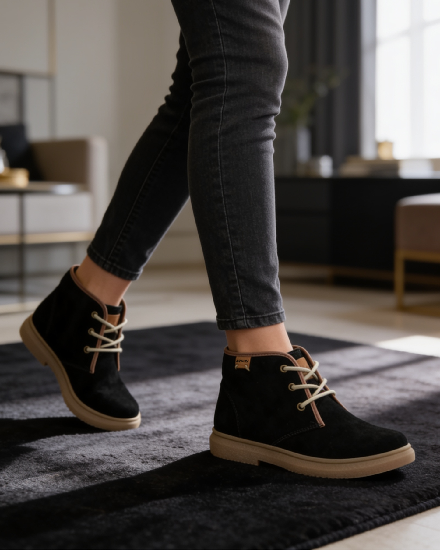 Bota Venecia (MUJER) Negro