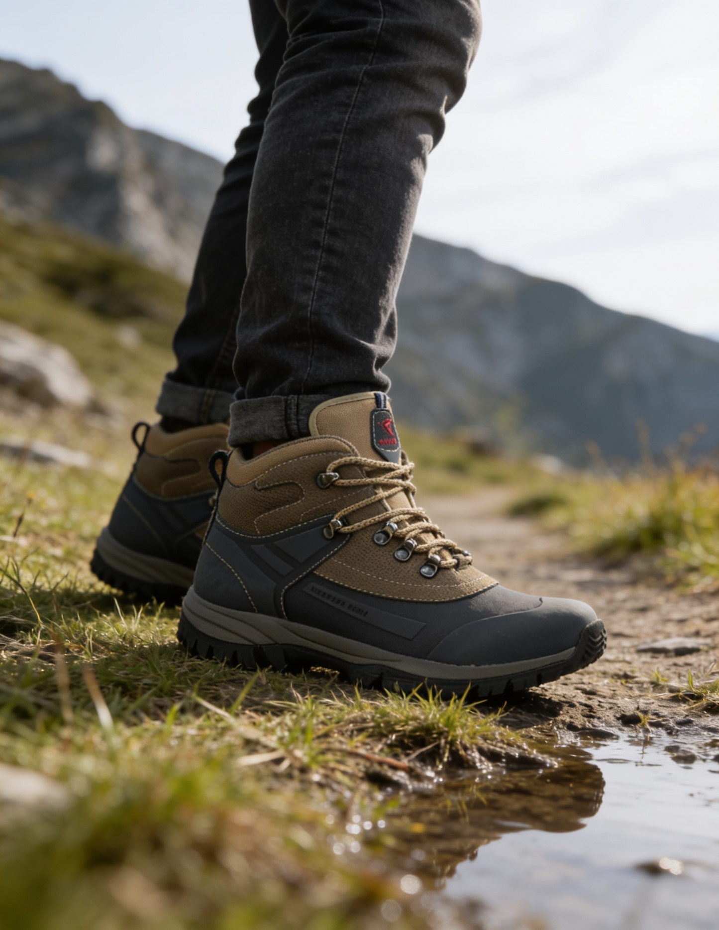 Bota Biker Walking Azul