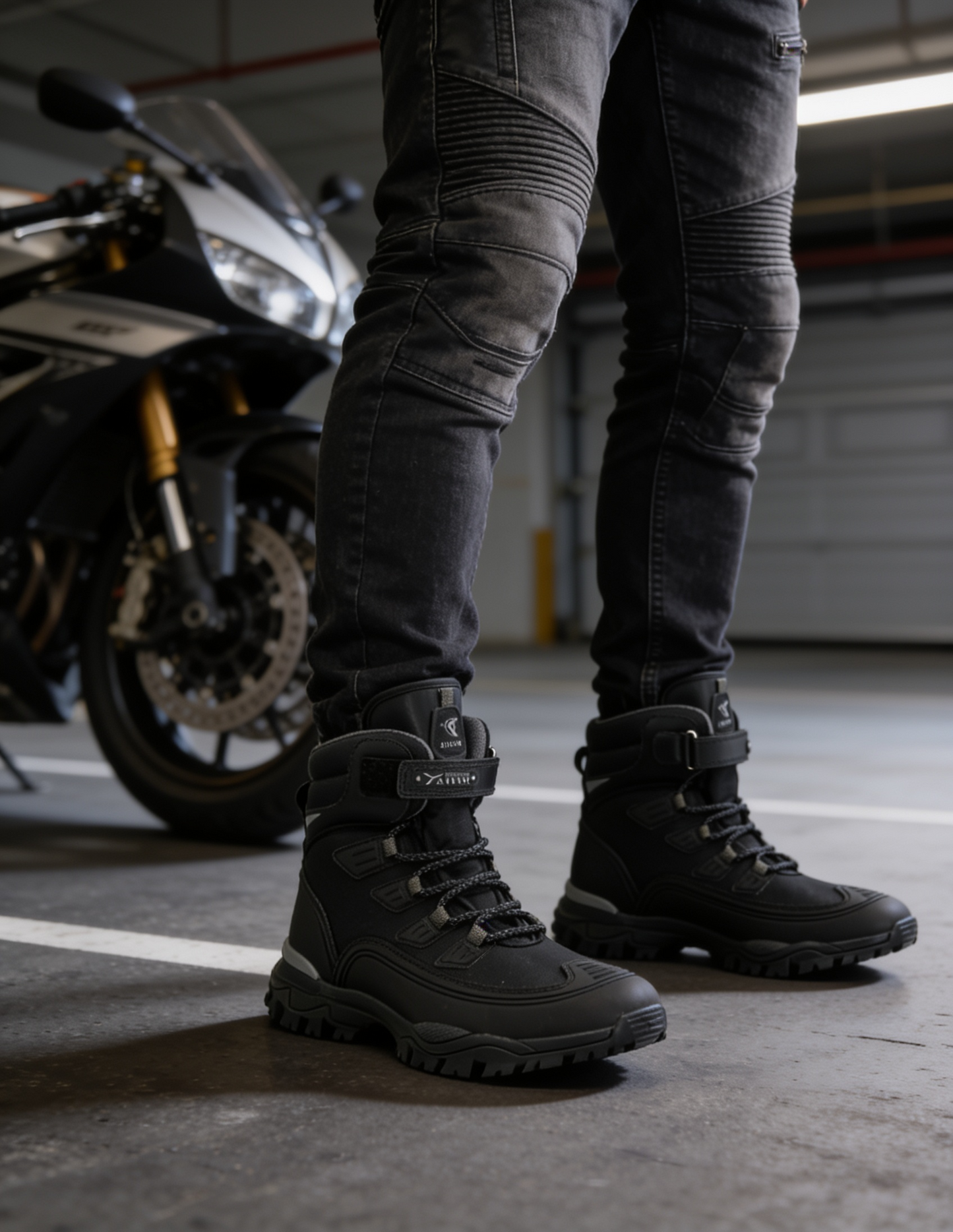 Bota Biker Everest Negro