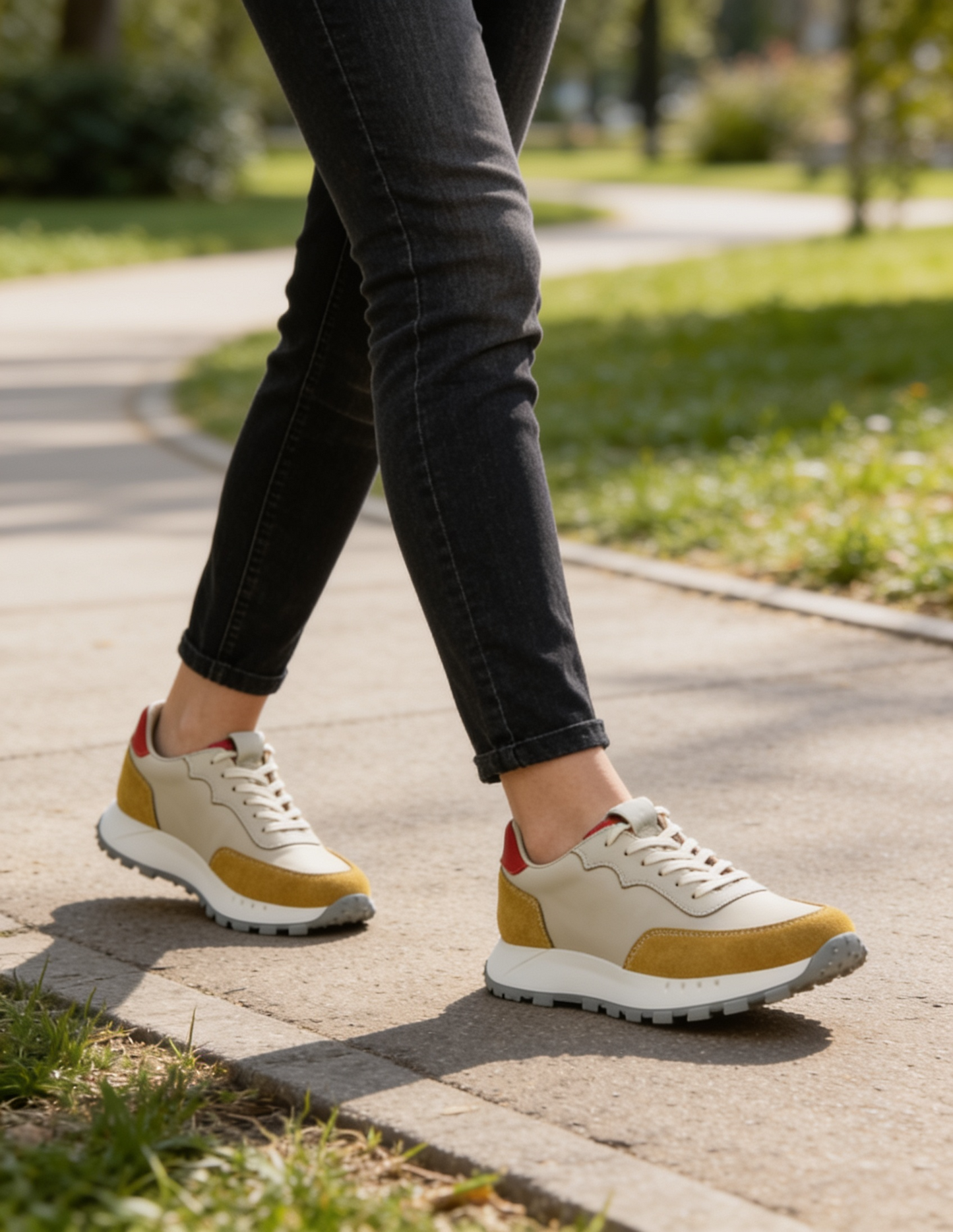 Sneaker Emma Mostaza